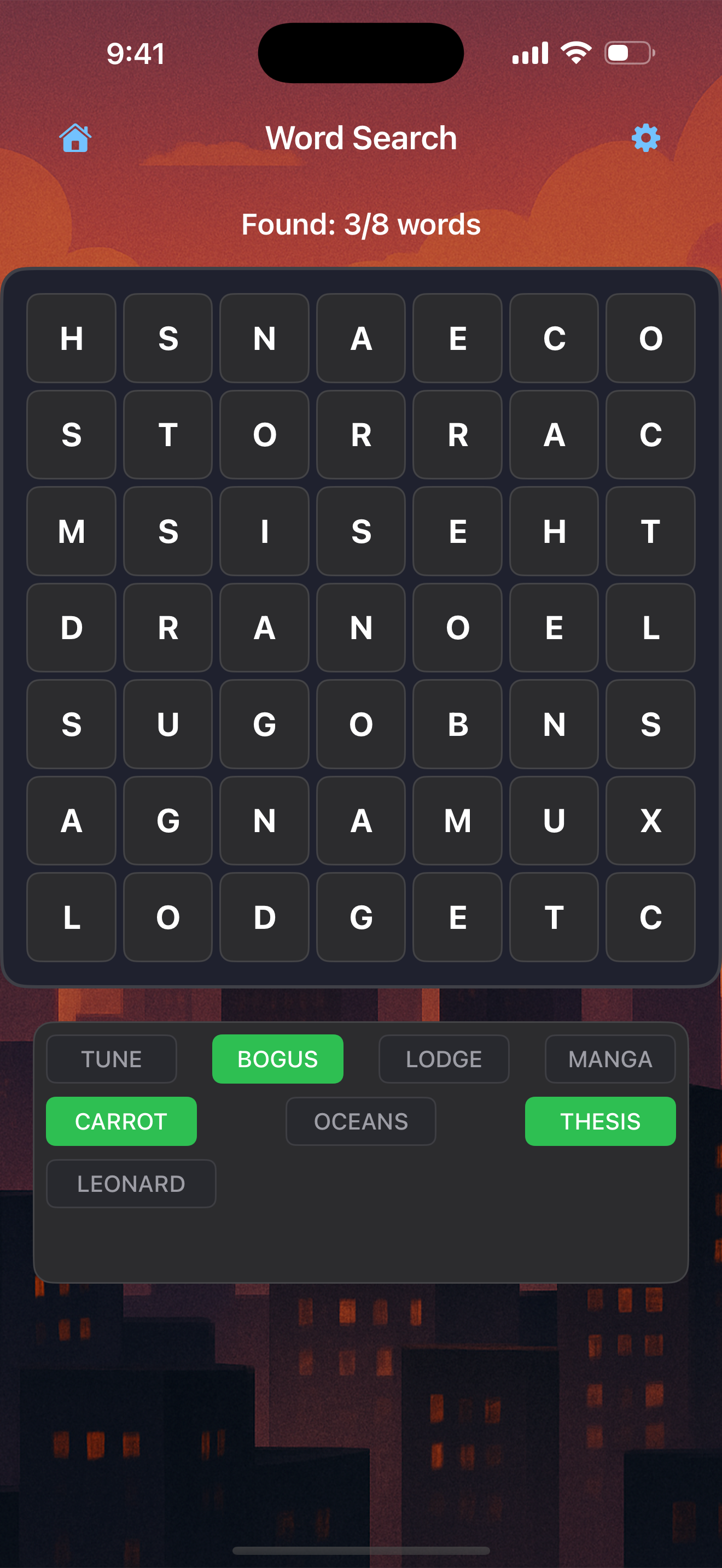 Word Search screenshot